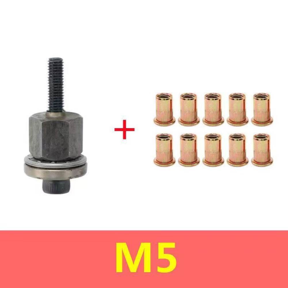 Rivet Setter Tool - 高強度リベットナット用手動工具セット。M3、M12のリベットに対応。工業用ファスナー、薄肉パイプの接続に使用。