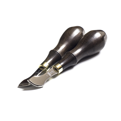 Groover Stitching Tool - 手作り革DIYツール シェイパー グルーブエキスパンダー ウォルナットウッド レザーステッチンググルーバー 和風糸埋め込みツール