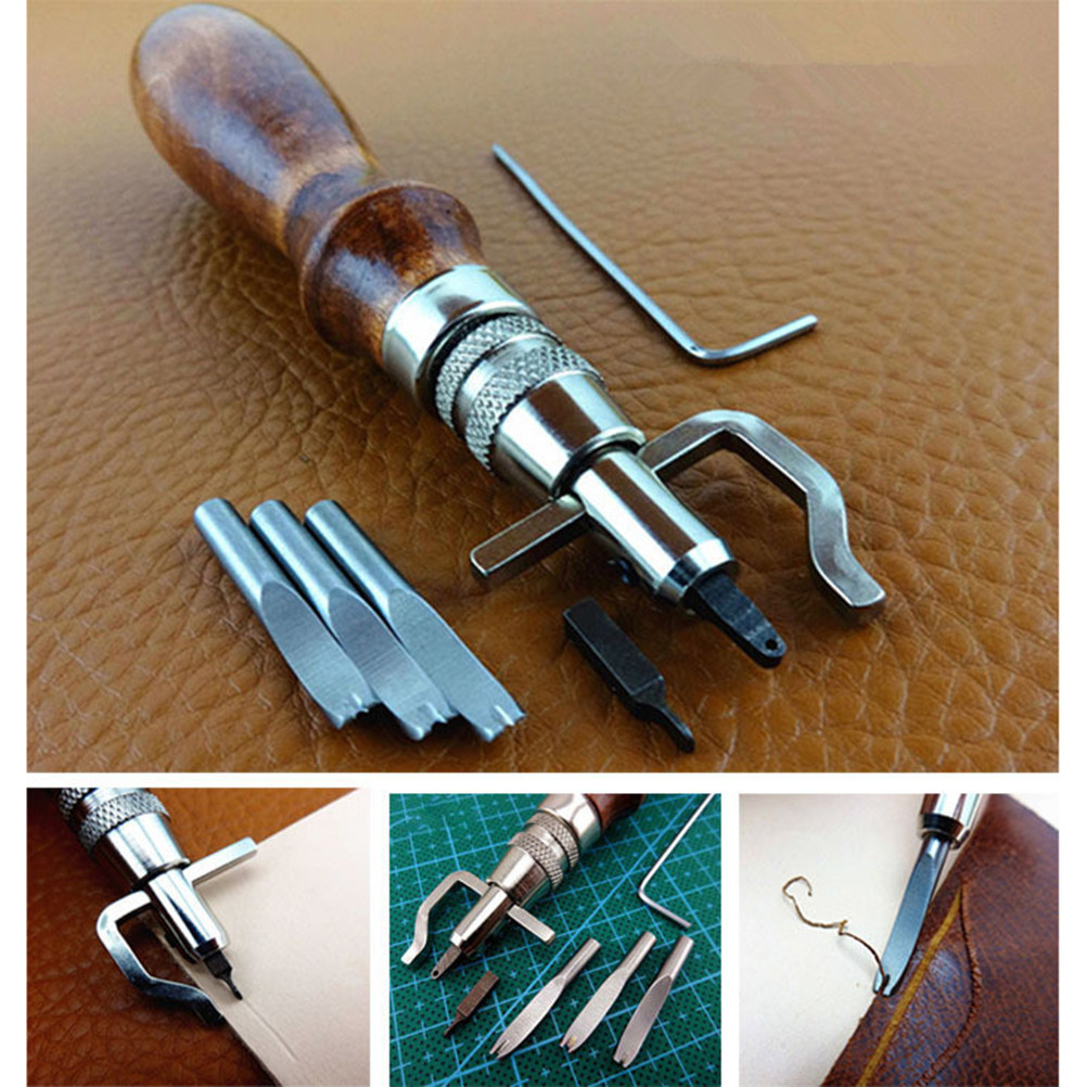 7点セットのクラフトツールキット：縫い目用溝切り、折り目付け - Groover Stitching Tool のレビューと価格