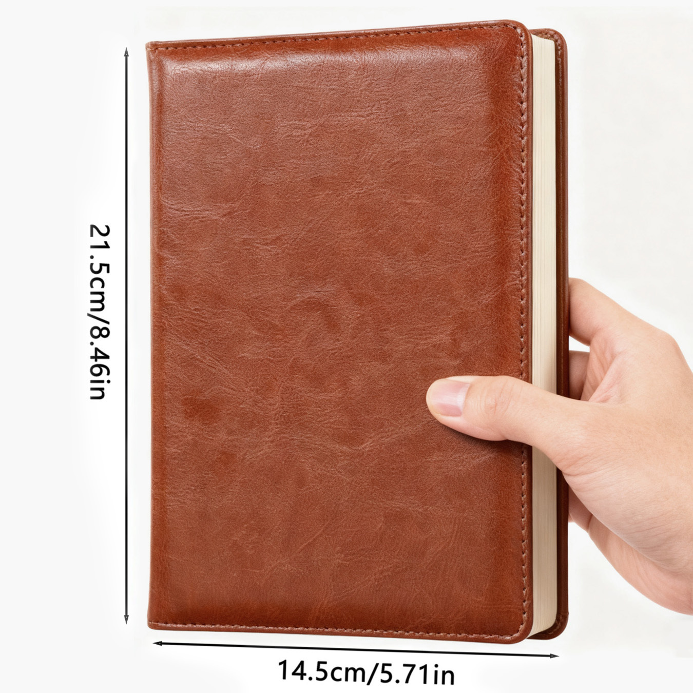 ヴィンテージエンボス加工のクマ柄A5レザーノートブック、名入 - Leather Work Diary Covers のレビューと価格