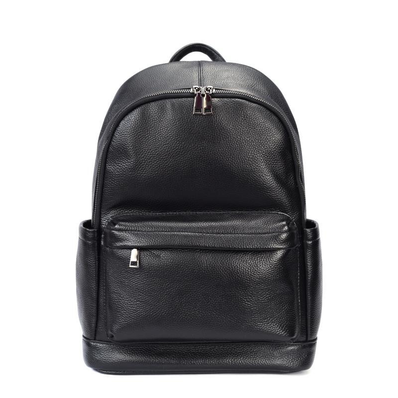 男性用本革トラベルバックパック、大型ブラック牛革製ラップトッ - Leather Work Rucksack Mens のレビューと価格
