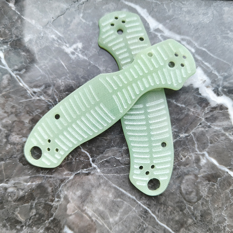 8色のG10素材、魚の骨模様の折りたたみナイフハンドルスケー - Bone Folder Tool のレビューと価格