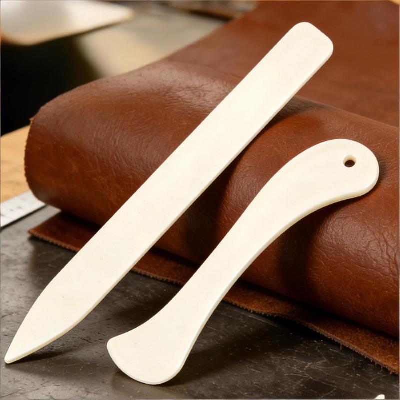 レザークラフトボーンフォルダー2個入り 手縫いツール スコア - Bone Folder Tool のレビューと価格