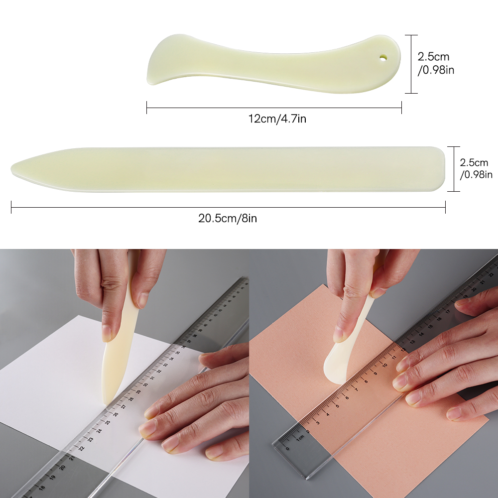 紙クリーサーと骨フォルダー シャリシャリとした折り目を作成す - Bone Folder Tool のレビューと価格