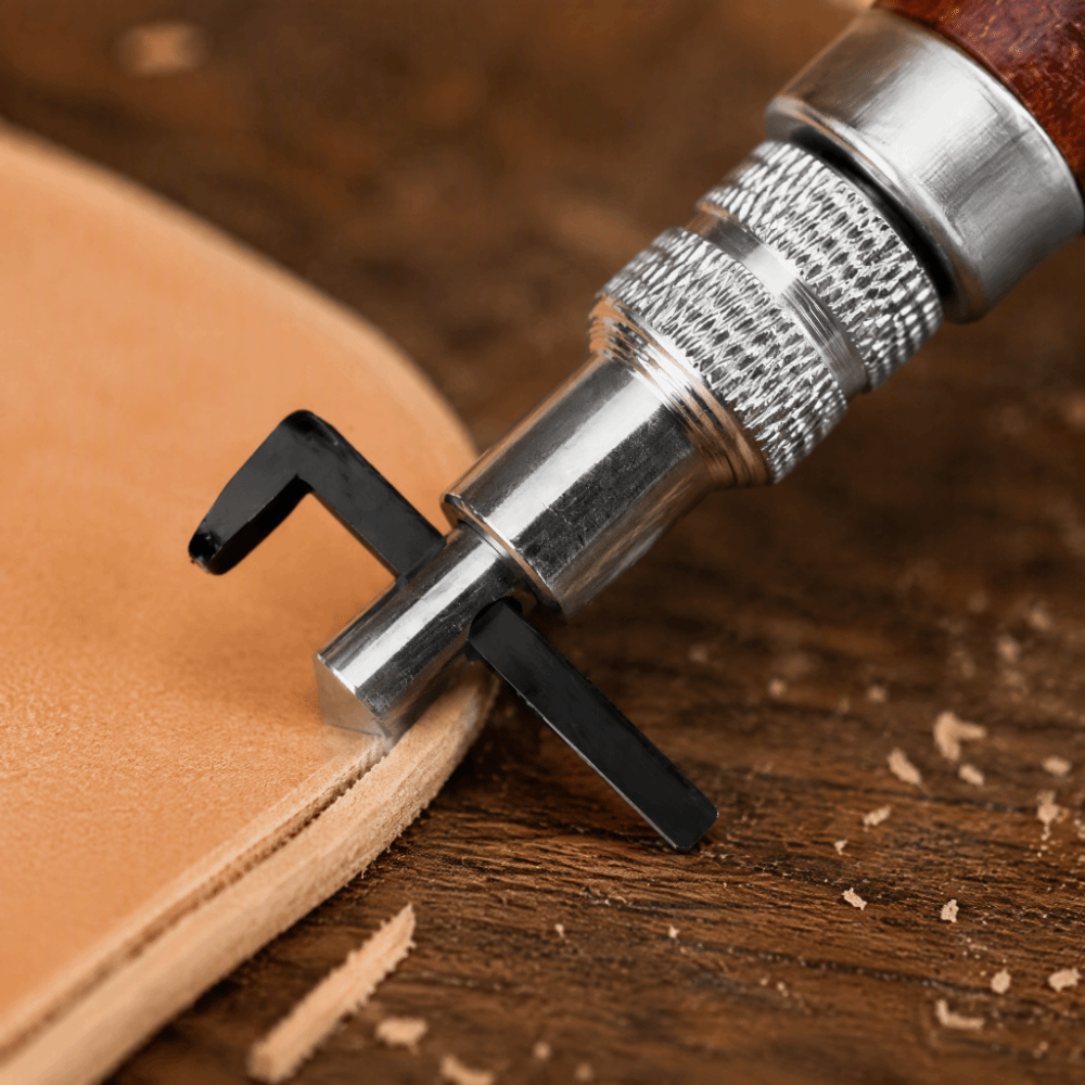 調整可能な深さの革溝加工ツール エッジステッチングデザイン  - Groover Stitching Tool のレビューと価格