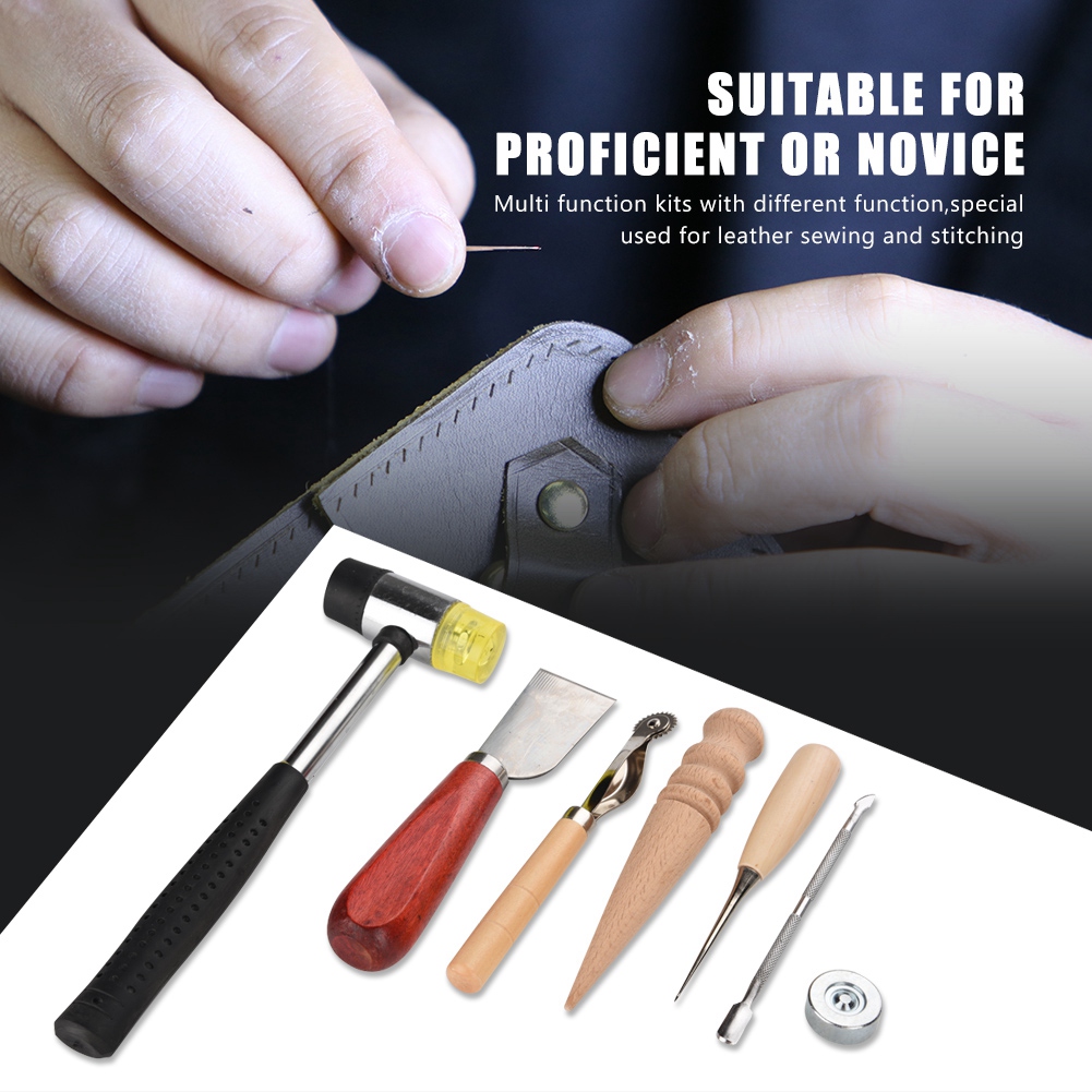 42個入り革工芸ツールセット、革工芸ツールパンチキット、ステ - Groover Stitching Tool のレビューと価格