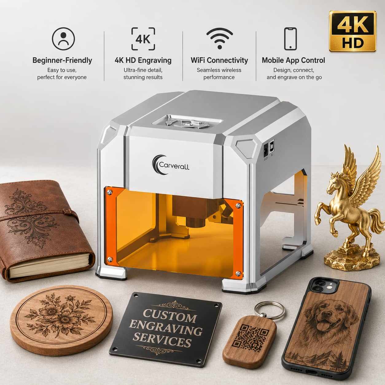 カバーラルレーザー彫刻機、K4 3W、A1 Pro 5W/1 - Leatherwork Machine のレビューと価格