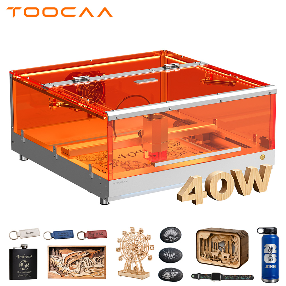 TOOCAA L2 40W AIデスクトップレーザー彫刻機＆ - Leatherwork Machine のレビューと価格