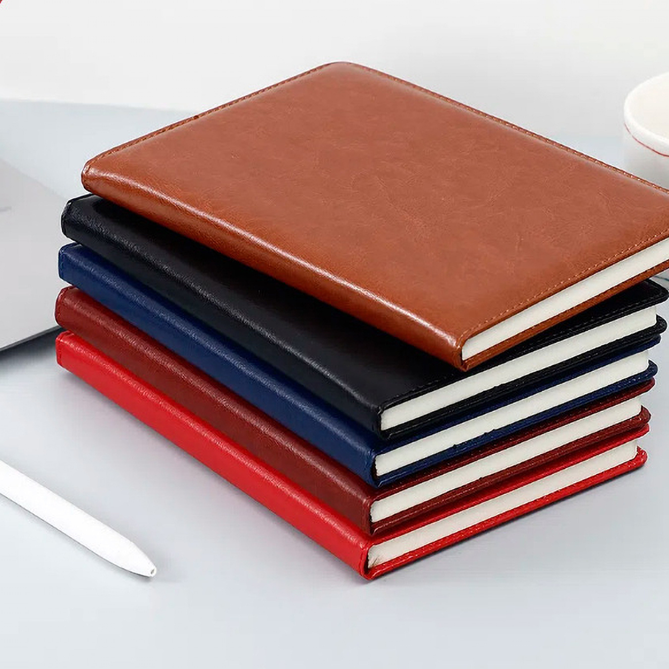 手描きのハート柄レトロレザーA5ノートブック、パーソナライズ - Leather Work Diary Covers のレビューと価格