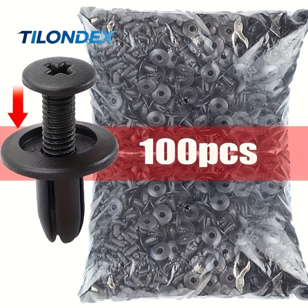 TILONDEX 100個入り 自動車用ファスナークリップセ - Rivet Setter Tool のレビューと価格